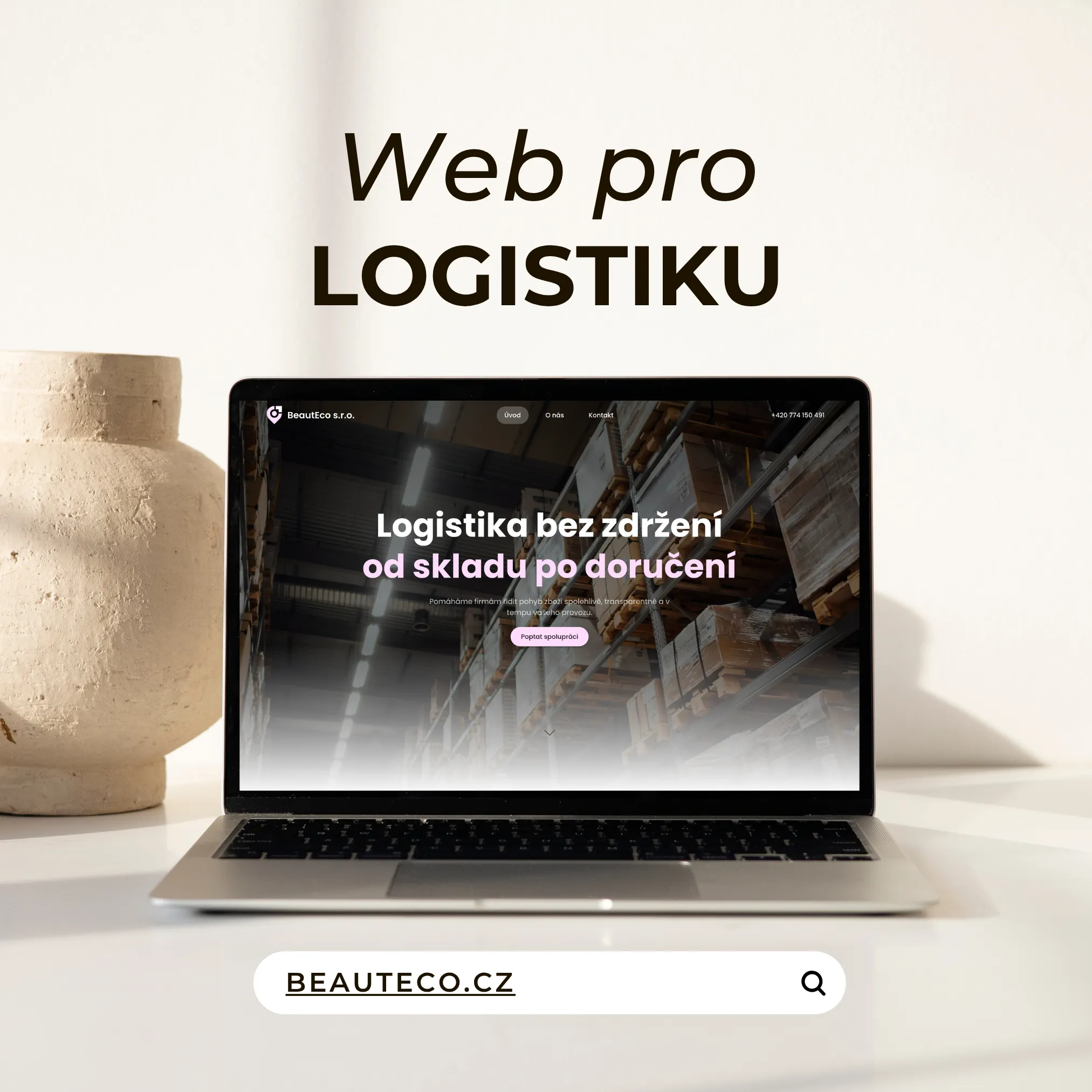 A fast website for a logistics company A fast website for a logistics company